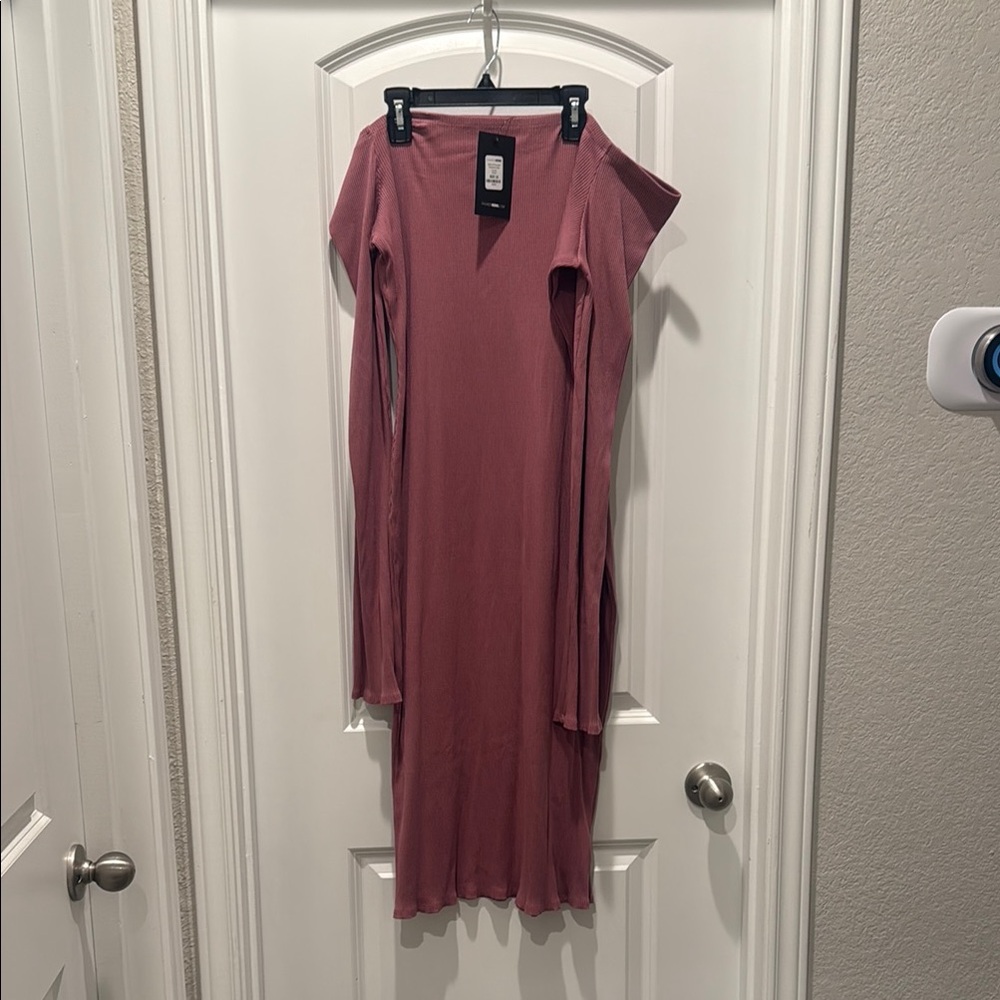 Off Shoulder Mauve pink Dress 3X